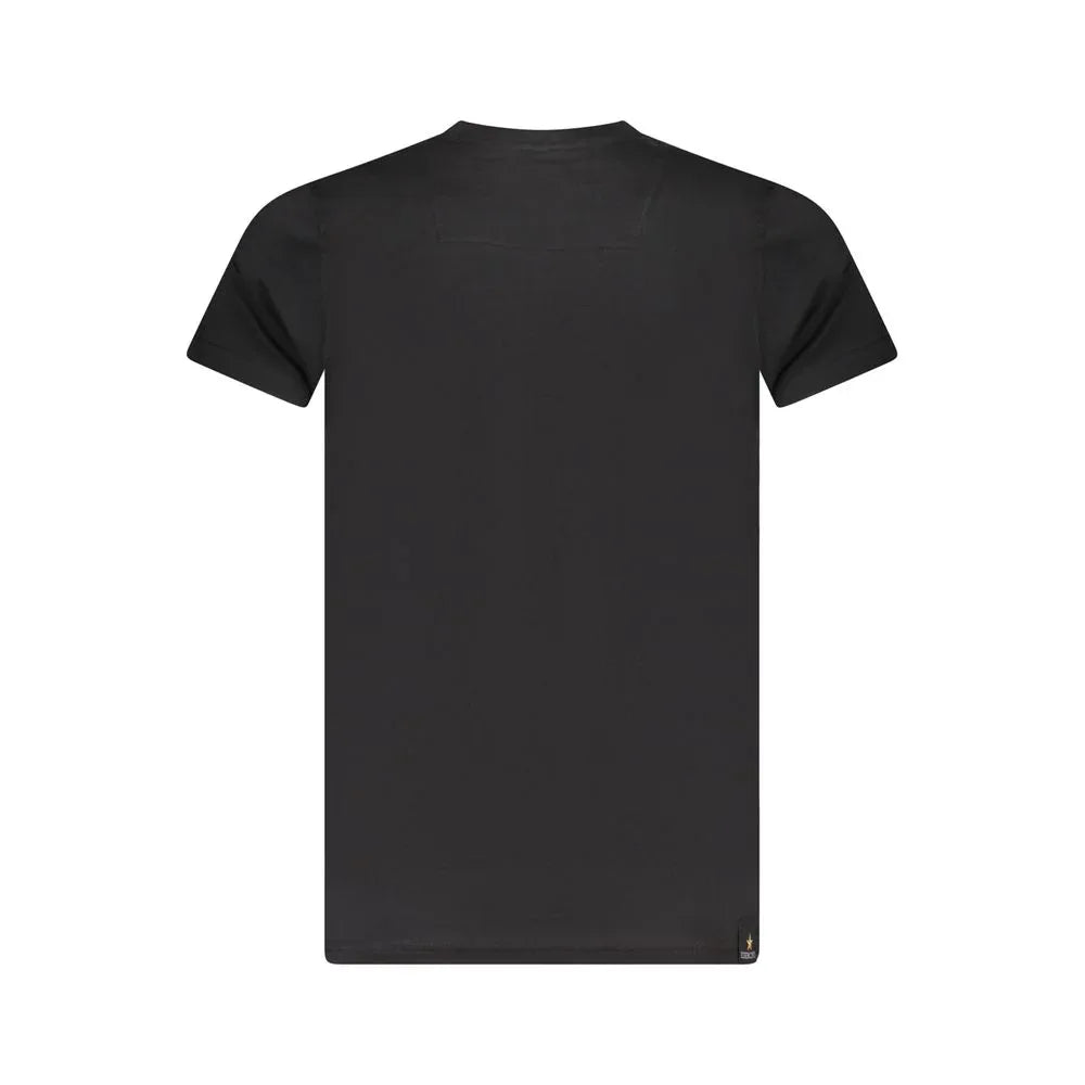 Accademia Militare Black Cotton Men's T-Shirt - Zeiniez