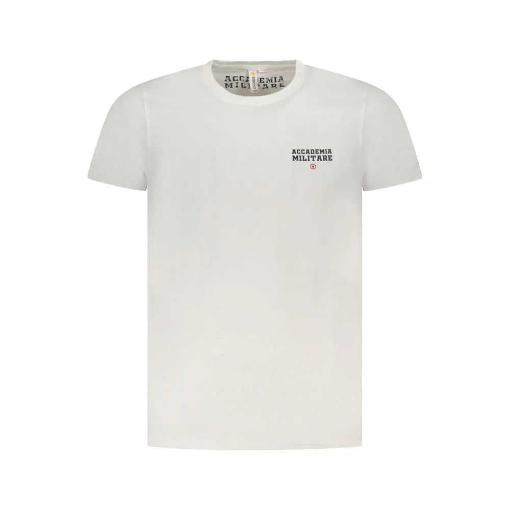 Accademia Militare White Cotton Men's T-Shirt - Zeiniez