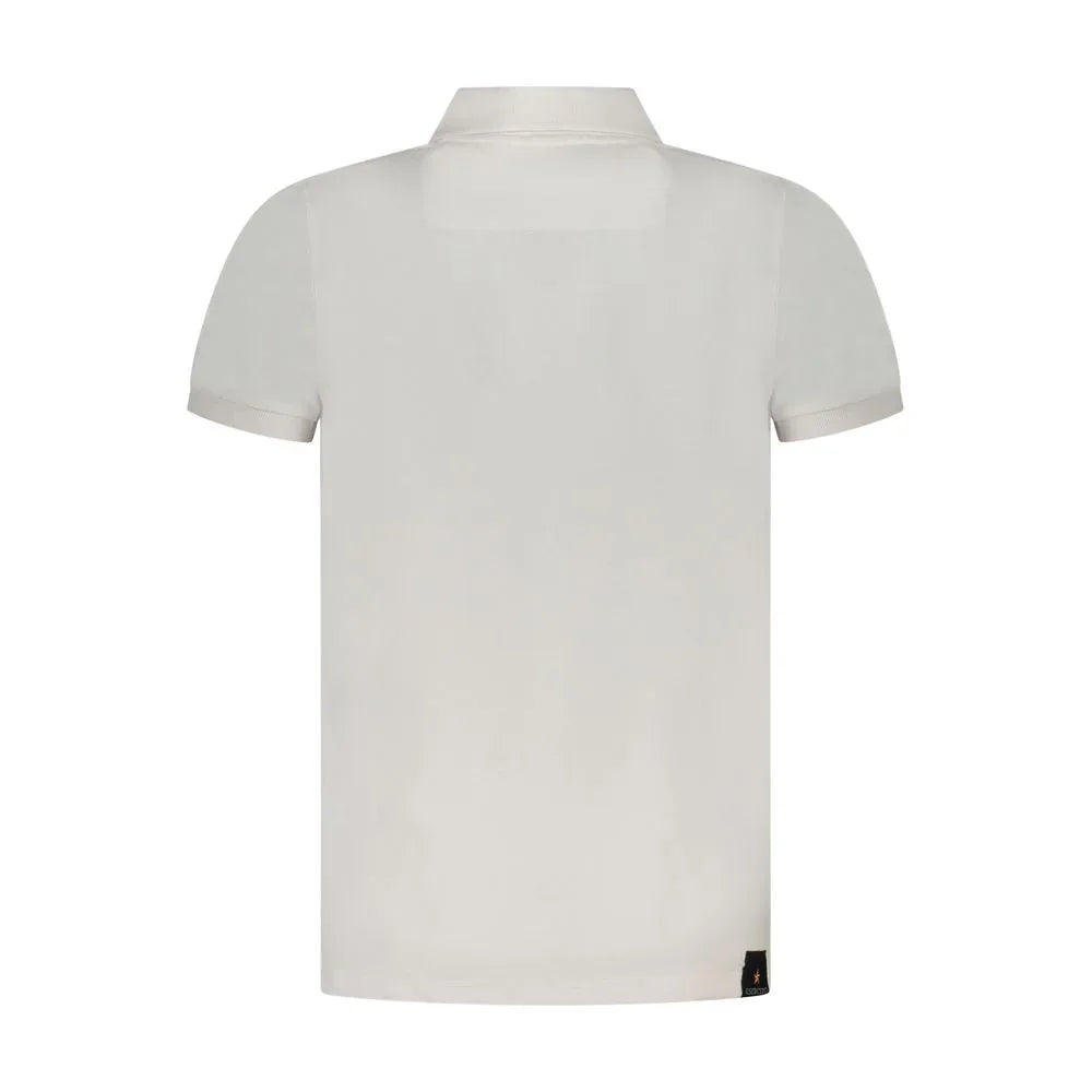 Accademia Militare Bianco Cotton Male Polo Shirt - Zeiniez