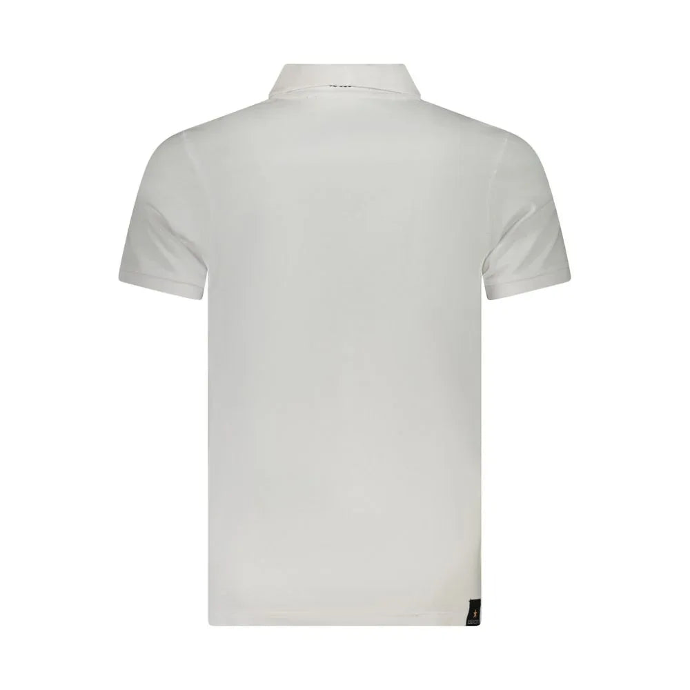 Accademia Militare Bianco Cotton Mens Polo - Zeiniez