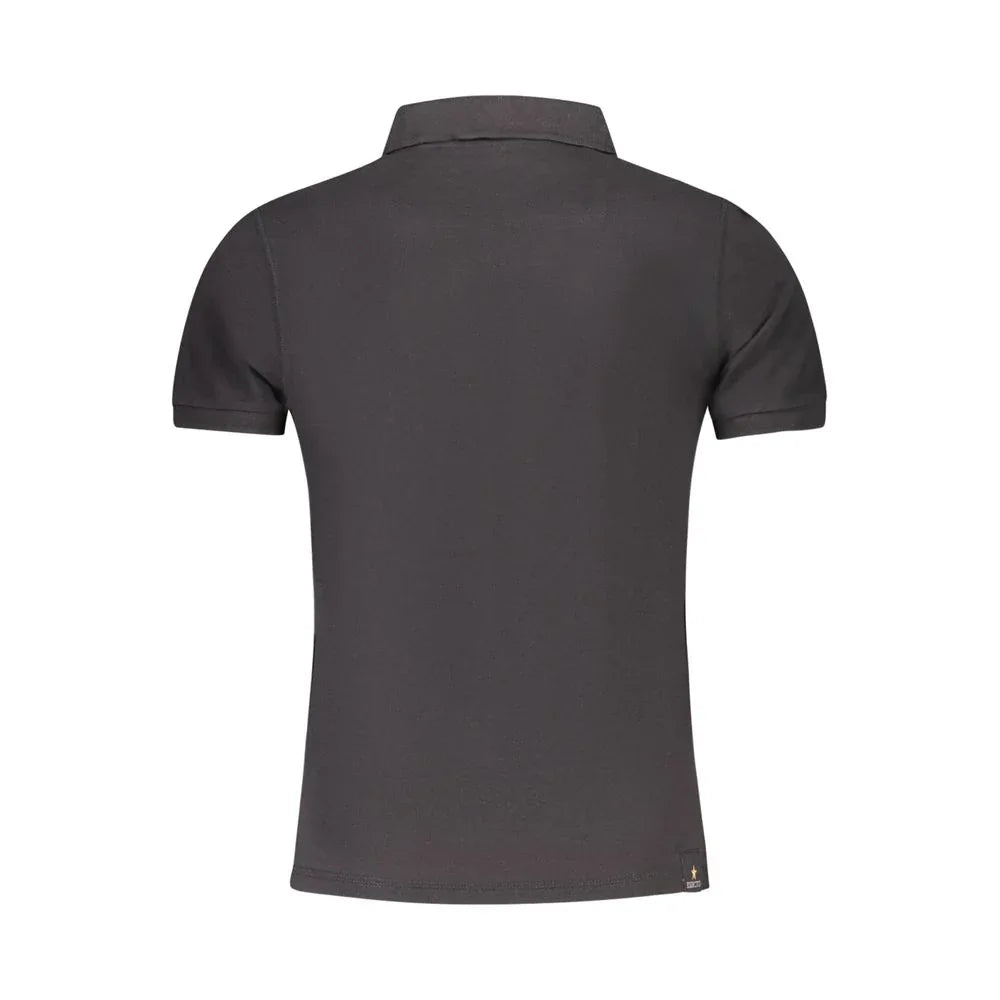Accademia Militare Black Cotton Men Polo - Zeiniez