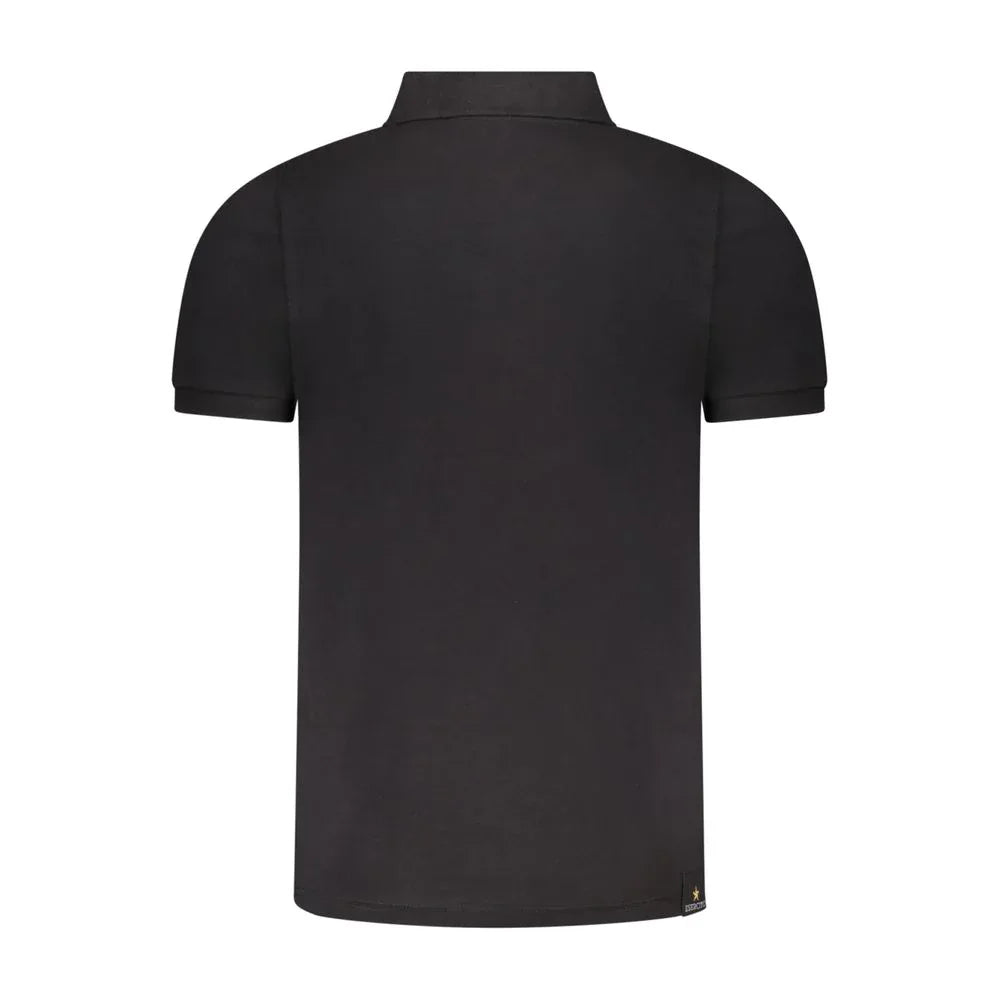Accademia Militare Black Cotton Men's Polo Shirt - Zeiniez