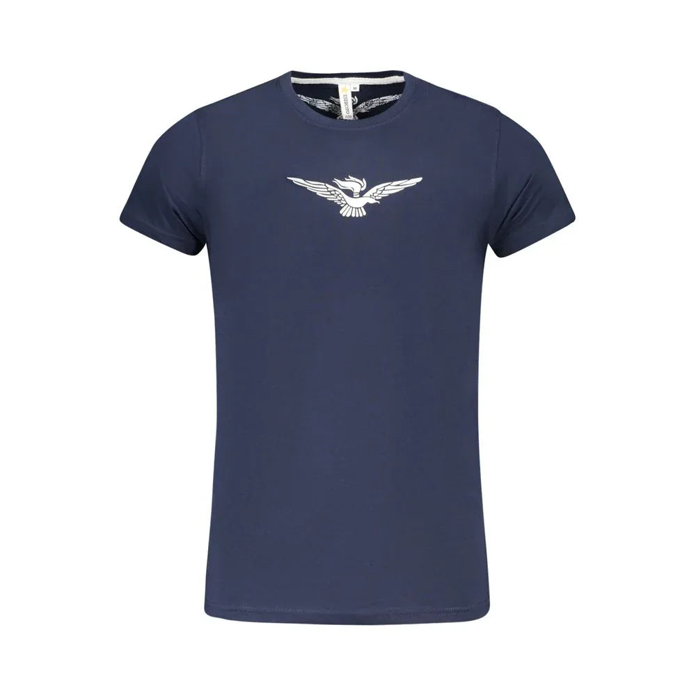 Accademia Militare Blue Cotton Men's T-Shirt - Zeiniez