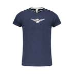Accademia Militare Blue Cotton Men's T-Shirt - Zeiniez