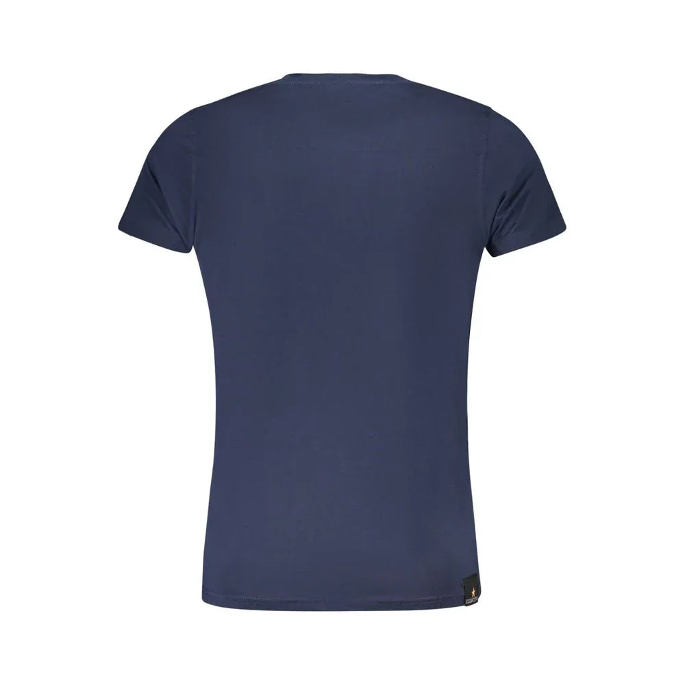 Accademia Militare Blue Cotton Men's T-Shirt - Zeiniez