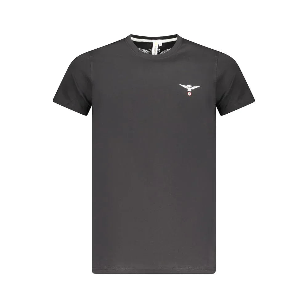 Accademia Militare Black Cotton Men's T-Shirt - Zeiniez