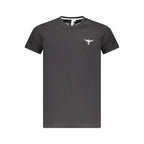 Accademia Militare Black Cotton Men's T-Shirt - Zeiniez
