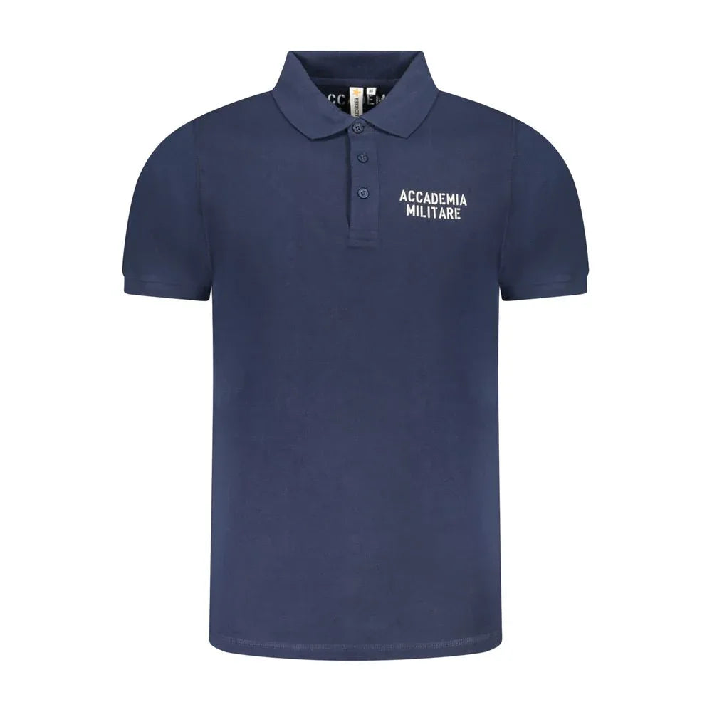 Accademia Militare Blu Cotton Men Polo - Zeiniez