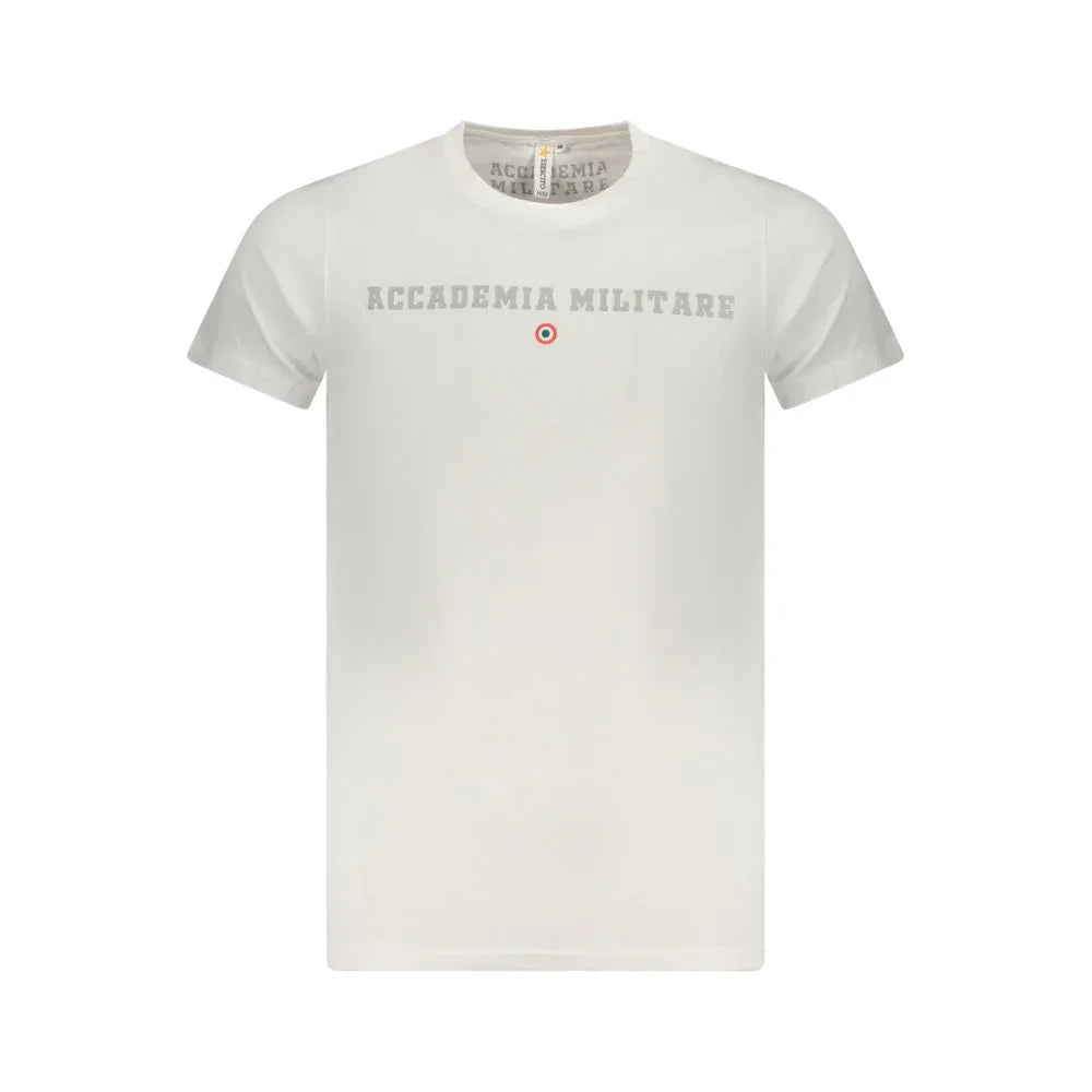 Accademia Militare Bianco Cotton Men T-Shirt - Zeiniez