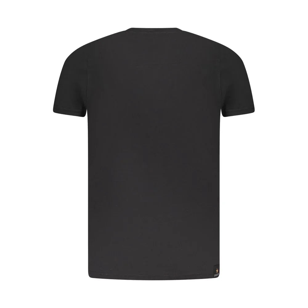 Accademia Militare Black Cotton Men's T-Shirt - Zeiniez