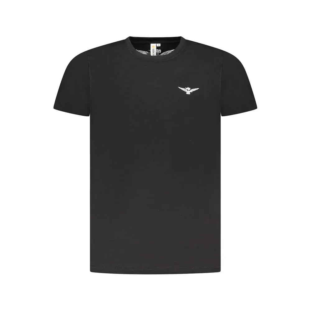 Accademia Militare Black Cotton Men's T-Shirt - Zeiniez