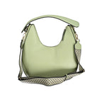 Mario Valentino Verde Polyurethane Women Shoulder Bag - Zeiniez