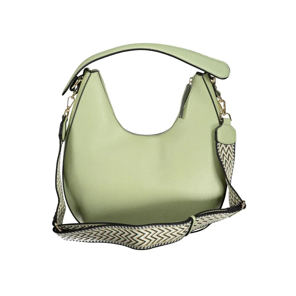 Mario Valentino Verde Polyurethane Women Shoulder Bag - Zeiniez