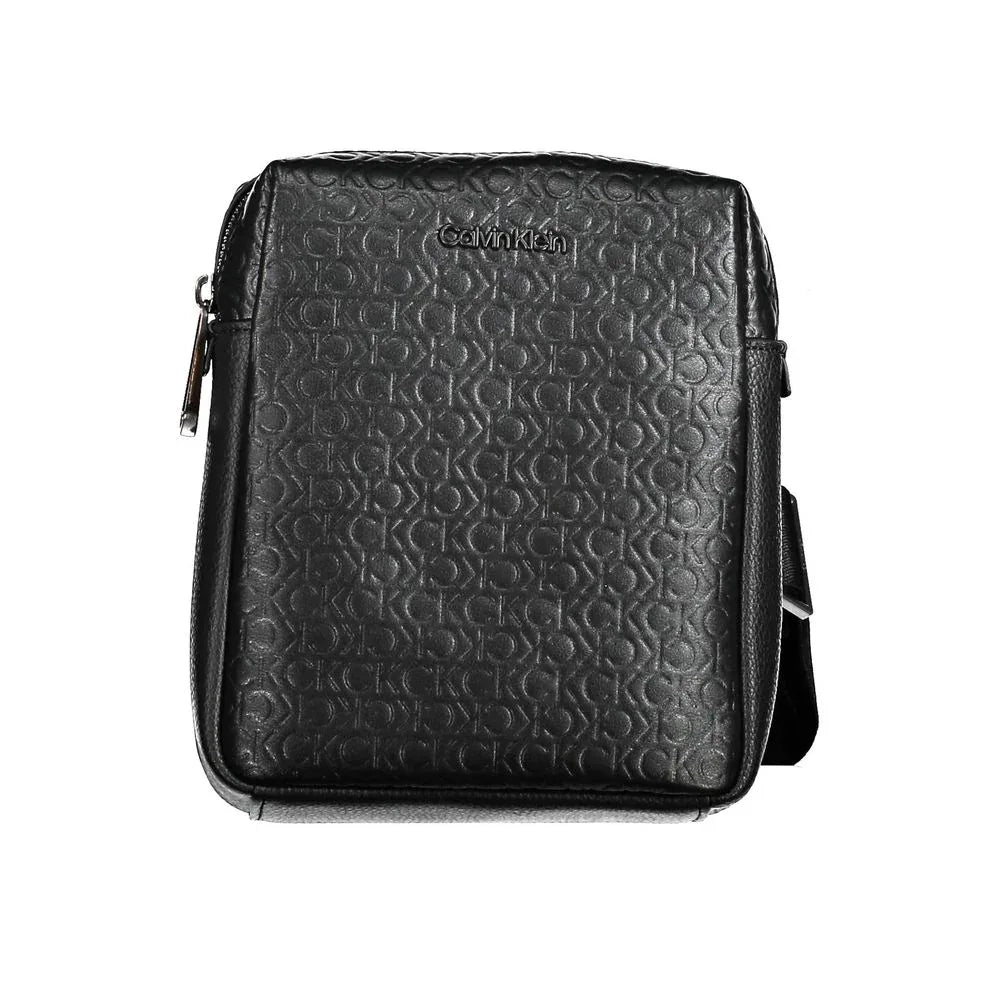 Calvin Klein Black Polyurethane Men Shoulder Bag - Zeiniez