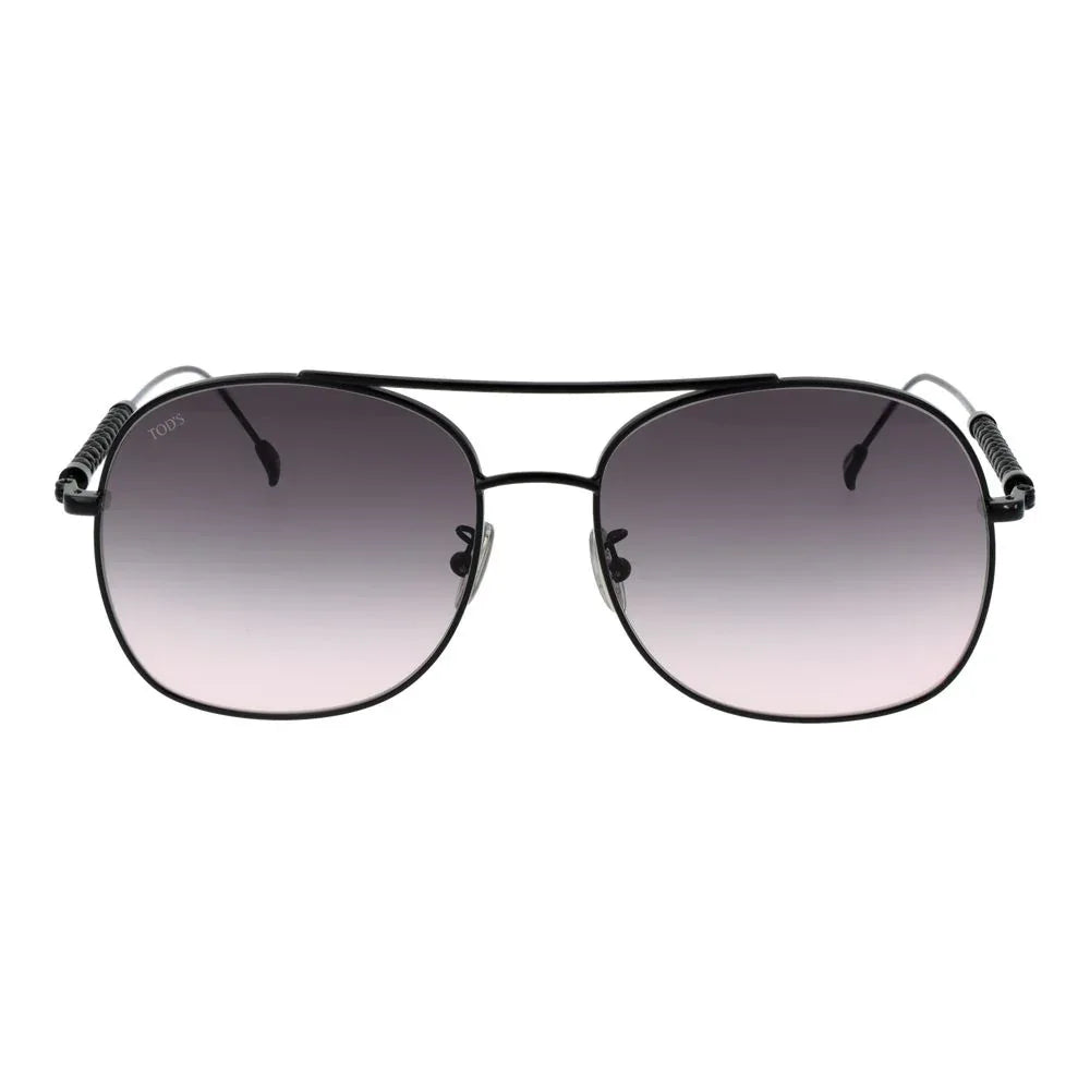 Tod's Black Metal Sunglasses - Zeiniez