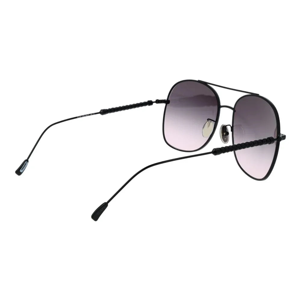 Tod's Black Metal Sunglasses - Zeiniez