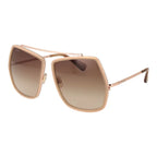 Max Mara Beige Metal Sunglasses - Zeiniez