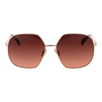Max Mara Rose Gold Metal Sunglasses