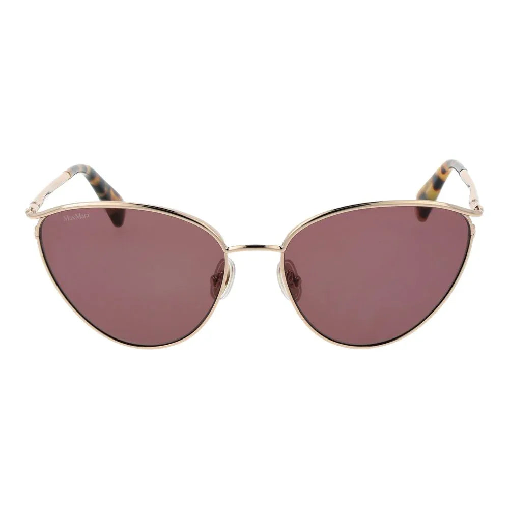 Max Mara Gold Metal Sunglasses - Zeiniez
