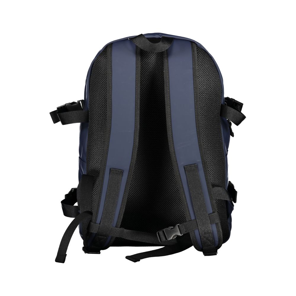 Tommy Hilfiger Blue Polyurethane Men Backpack - Zeiniez