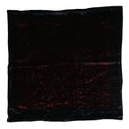 Dolce & Gabbana Black Red Viscose Square Men Foulard Scarf - Zeiniez