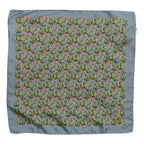 Dolce & Gabbana Gray Green Cactus Print Square Foulard Scarf - Zeiniez