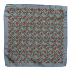 Dolce & Gabbana Gray Chilis Silk Square Men Foulard Scarf