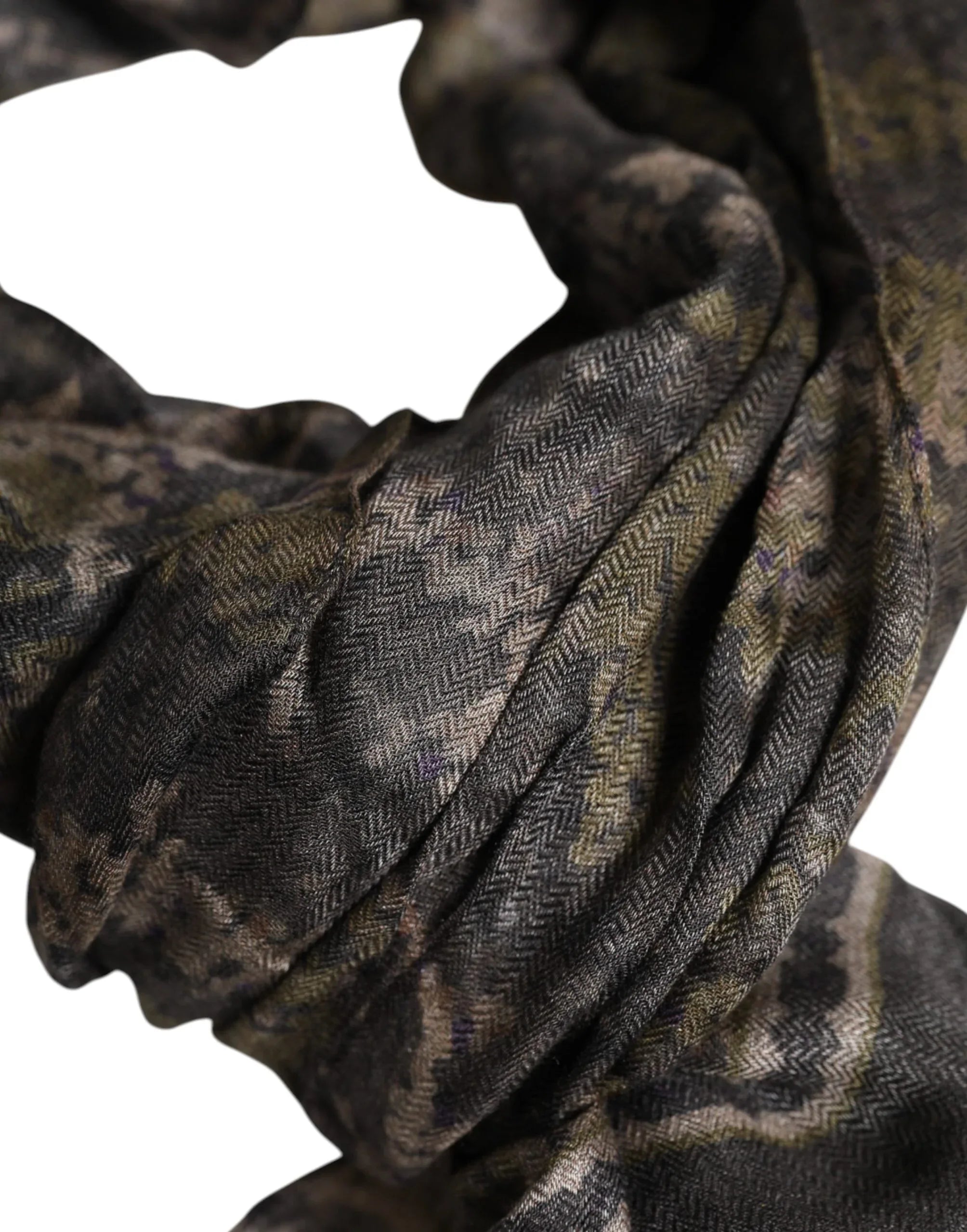 Dolce & Gabbana Camouflage Neck Warmer Wrap Foulard Scarf - Zeiniez