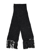 Dolce & Gabbana Black Cashmere Neck Warmer Wrap Shawl Scarf - Zeiniez
