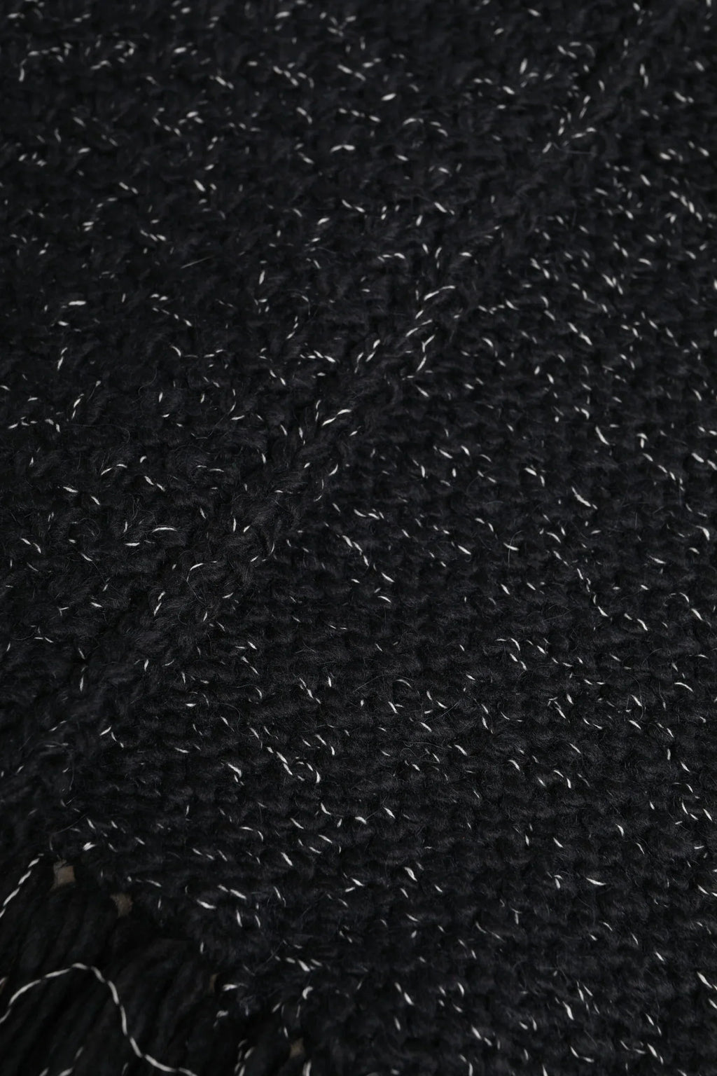 Dolce & Gabbana Black Cashmere Neck Warmer Wrap Shawl Scarf - Zeiniez