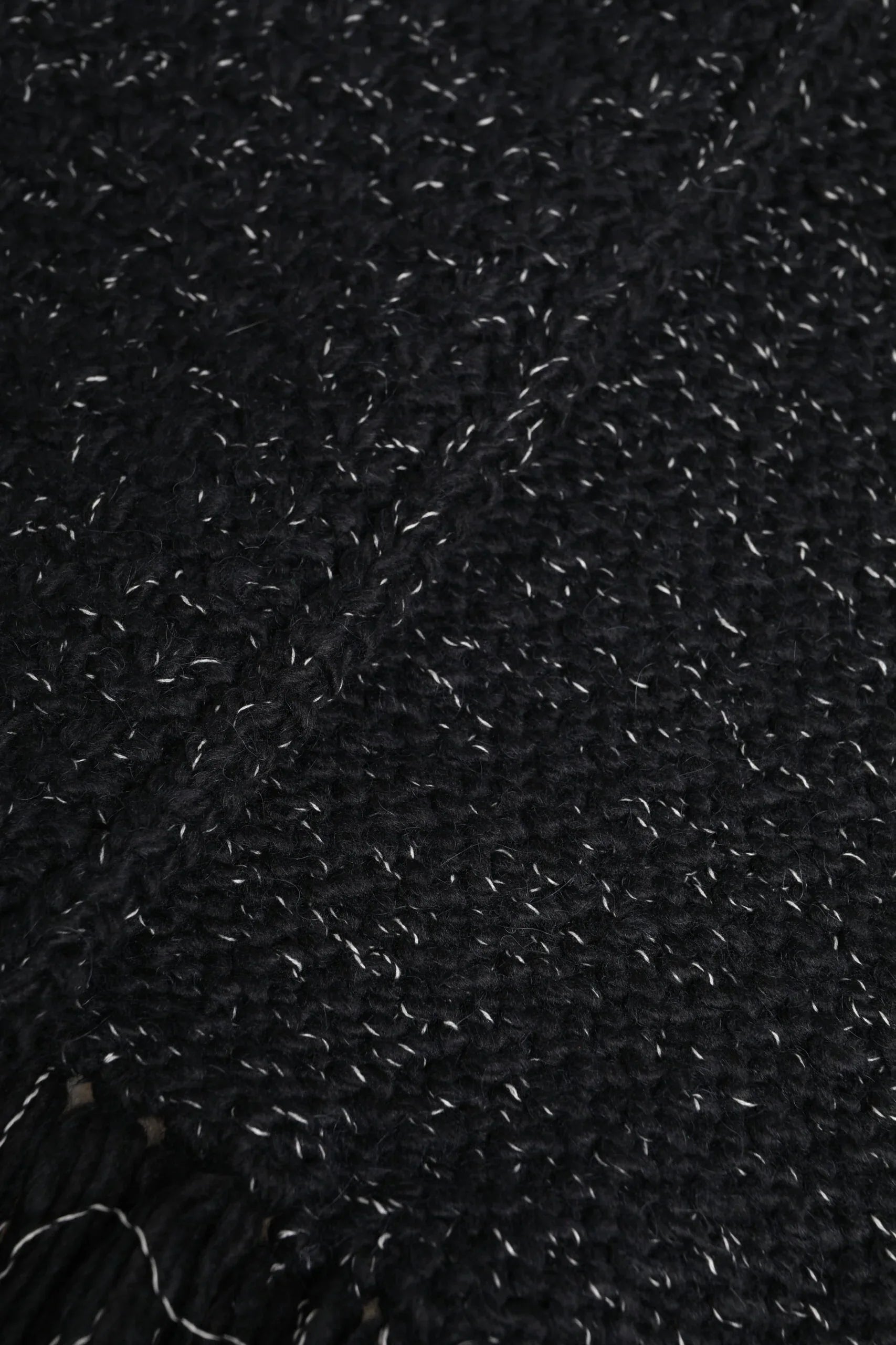 Dolce & Gabbana Black Cashmere Neck Warmer Wrap Shawl Scarf - Zeiniez