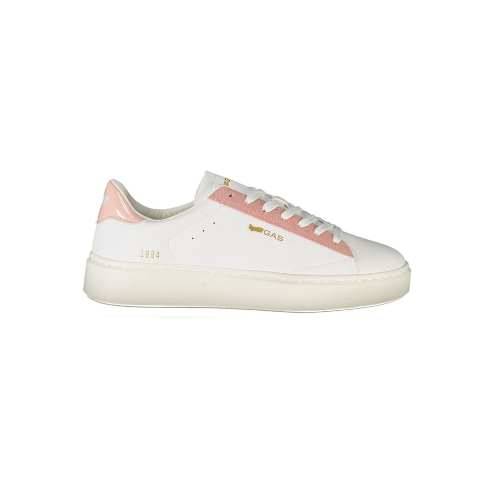 Gas Bianco Poliuretano Women Sneaker - Zeiniez