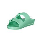 Norway 1963 Verde Plastica Women Slipper - Zeiniez