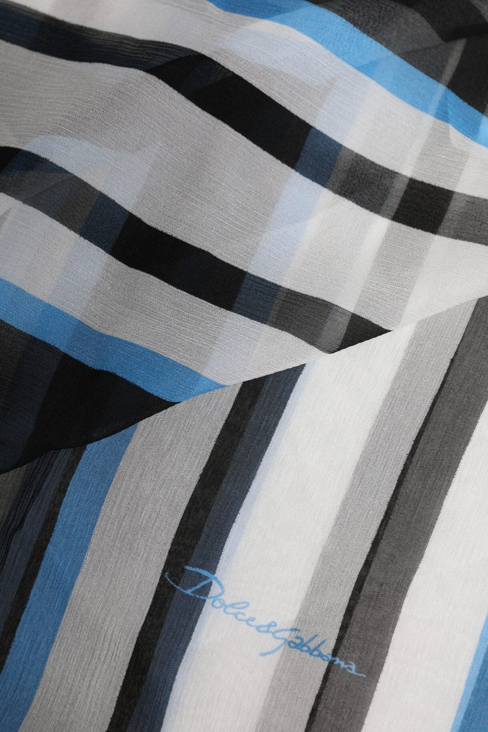 Dolce & Gabbana Multicolor Striped Neck Warmer Wrap Scarf - Zeiniez