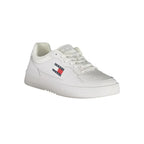 Tommy Hilfiger Bianco Polyurethane Men's Sneaker - Zeiniez
