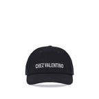 Valentino Garavani Black Cotton Cap (Baseball Hat)
