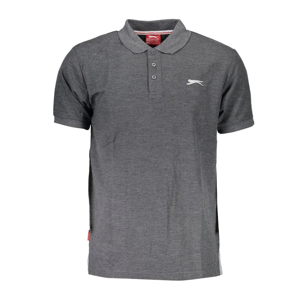 Slazenger Grigio Polyester Men Polo - Zeiniez