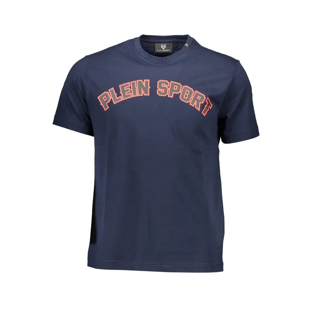 Plein Sport Blue Cotton Men's T-Shirt - Zeiniez
