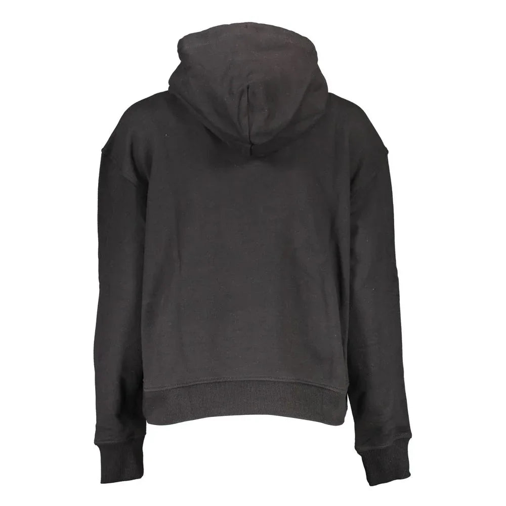 Calvin Klein Black Cotton Women Sweatshirt - Zeiniez