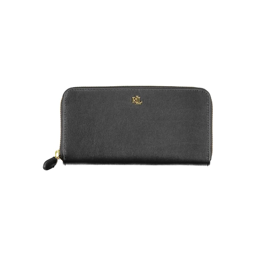 Ralph Lauren Black Leather Women Wallet - Zeiniez