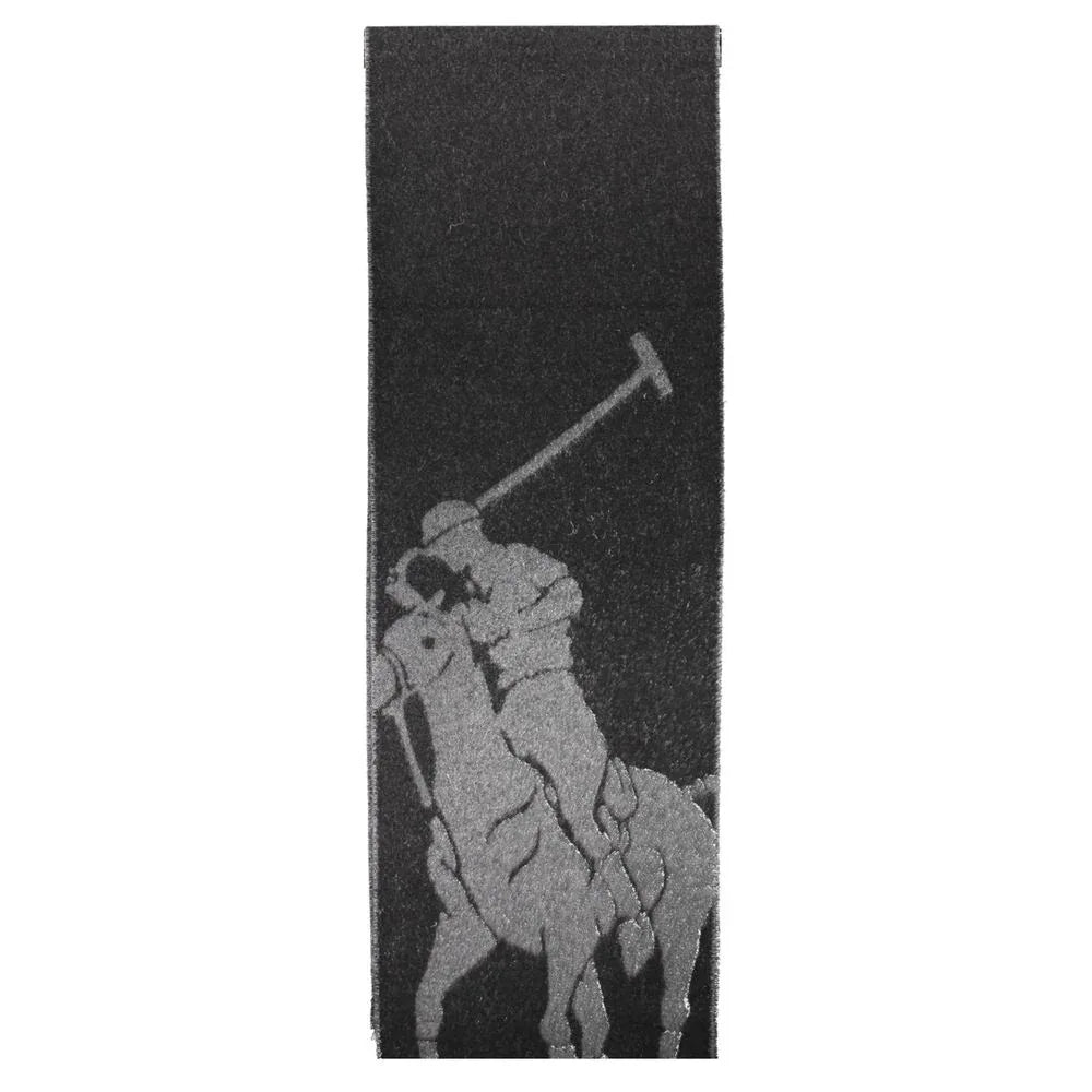 Ralph Lauren Nero Lana Uomo Scarf - Zeiniez
