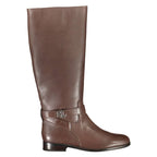 Ralph Lauren Brown Leather Women Boot - Zeiniez