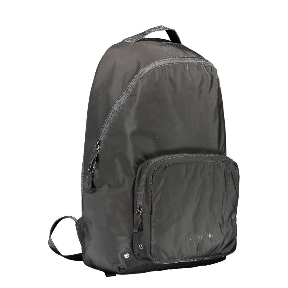 Calvin Klein Black Recycled Polyester Men Backpack - Zeiniez