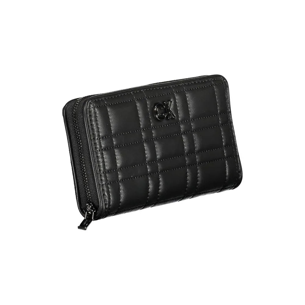 Calvin Klein Nero Polyurethane Women Wallet - Zeiniez