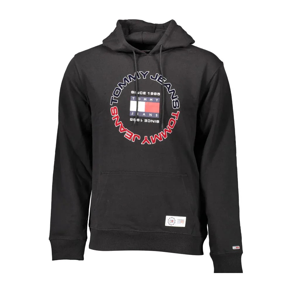 Tommy Hilfiger Black Cotton Men's Sweatshirt - Zeiniez