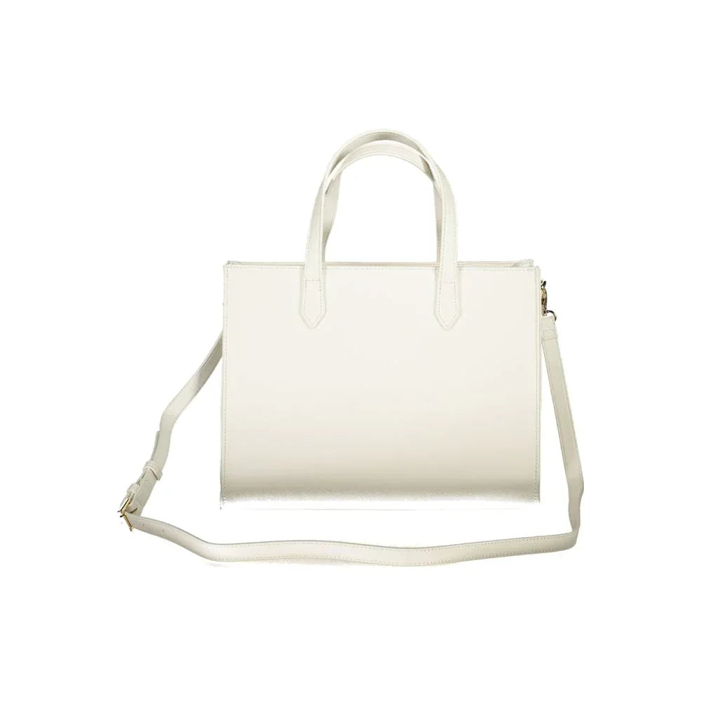 Mario Valentino White Polyurethane Women Handbag - Zeiniez