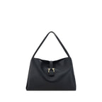 Ferragamo Black Calf Leather Bos Taurus Handbag - Zeiniez