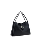 Ferragamo Black Calf Leather Bos Taurus Handbag - Zeiniez