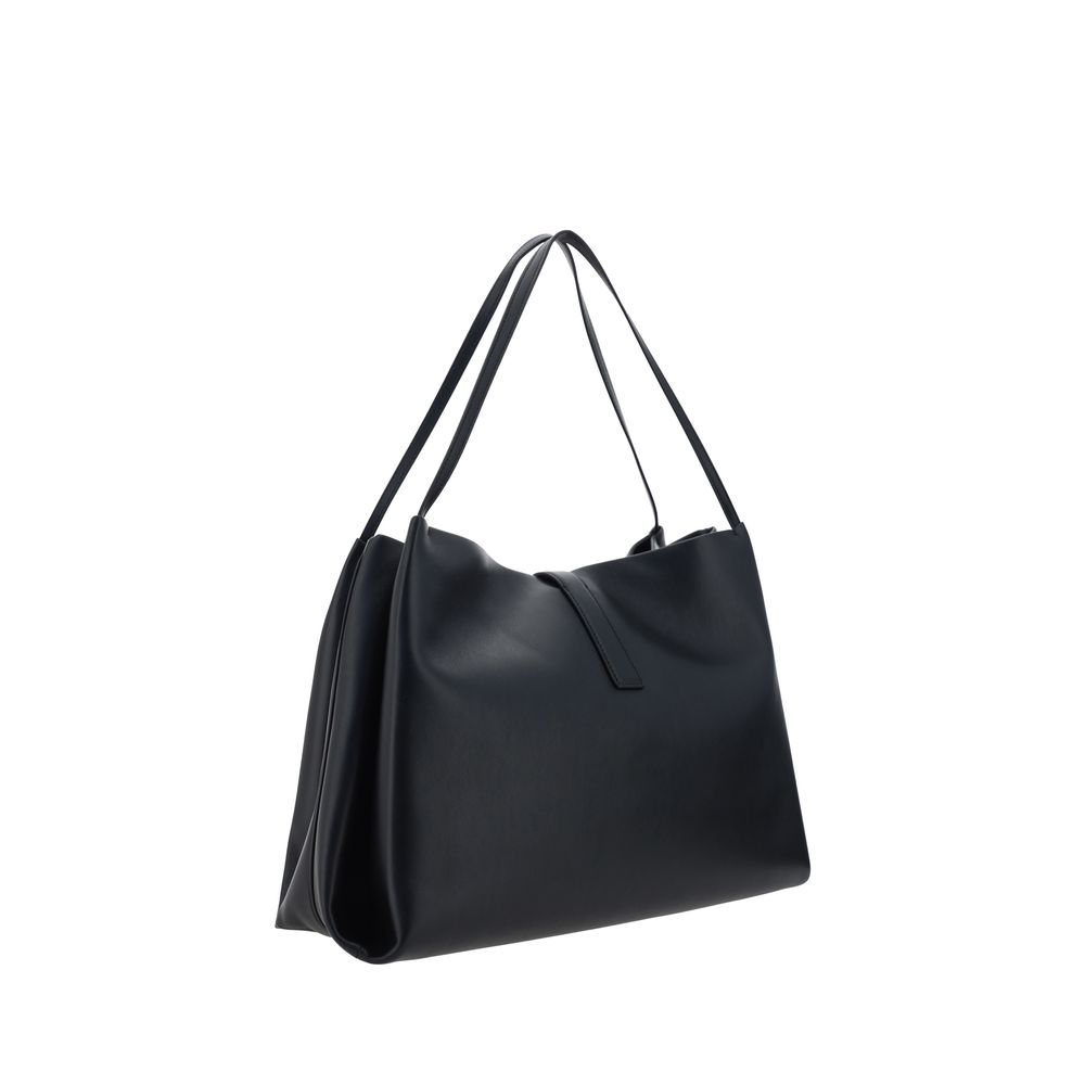 Ferragamo Black Calf Leather Bos Taurus Handbag - Zeiniez