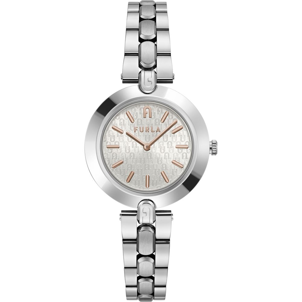 Furla Gray Stainless Steel Dress Watch